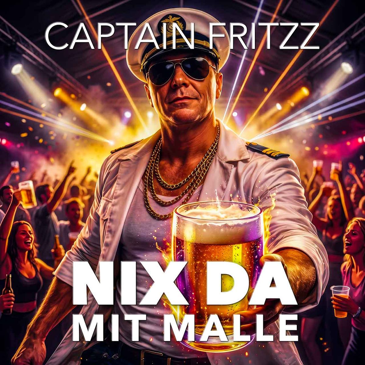 Cover des Songs Nix da mit Malle von Captain Fritzz